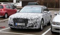 2015 Audi A8 facelift spied