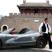 Tesla Roadster Round the World