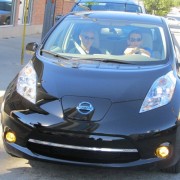 Lance Armstrong's Nissan Leaf