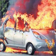 Tata Nano on Fire