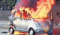 Tata Nano on Fire