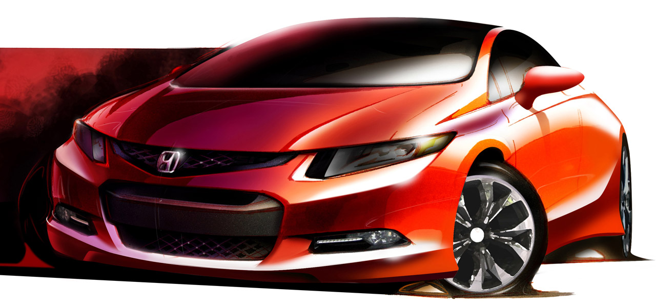 2012 Honda Civic render