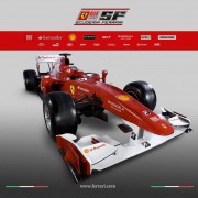 2010 Ferrari F1 racer