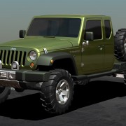 Jeep Gladiator Concept rendered