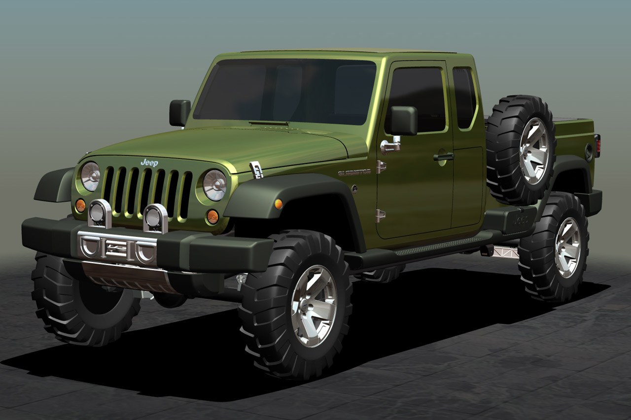 Jeep Gladiator Concept rendered