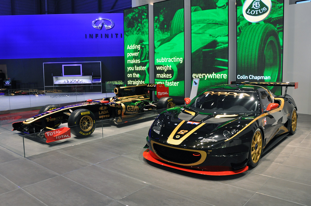 Geneva 2011 Lotus racing liveries