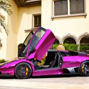 Chrome Purple Lamborghini Murcielago LP670-4 SV