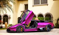 Chrome Purple Lamborghini Murcielago LP670-4 SV
