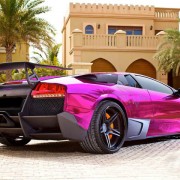 Chrome Purple Lamborghini Murcielago LP670-4 SV