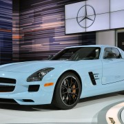 Gulf colored 2012 Mercedes SLS AMG