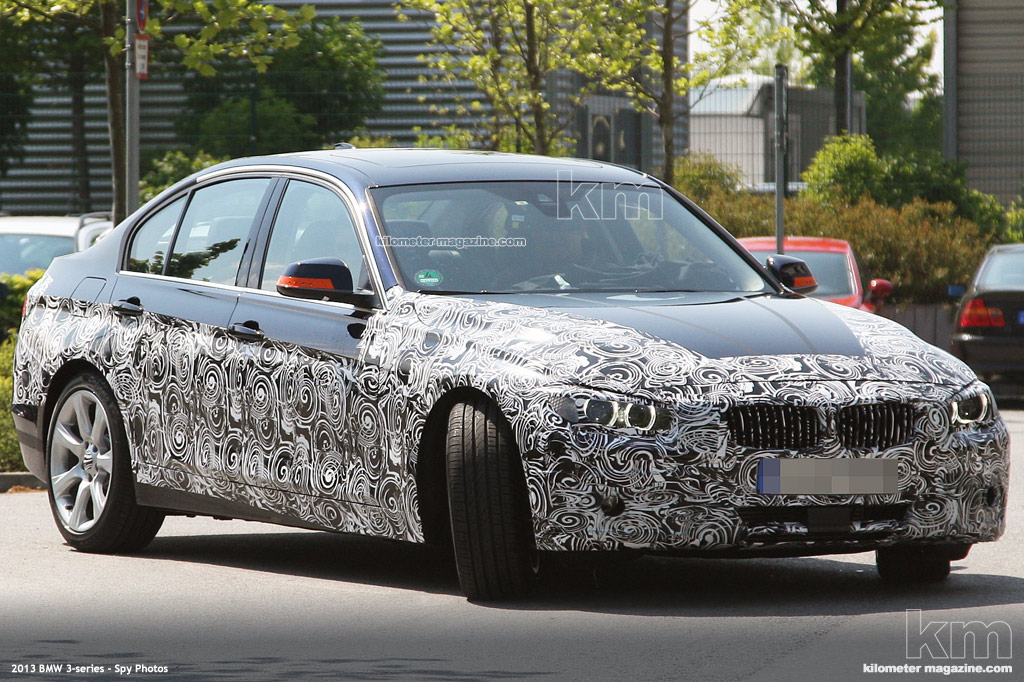2012 BMW 3 Series less camouflage