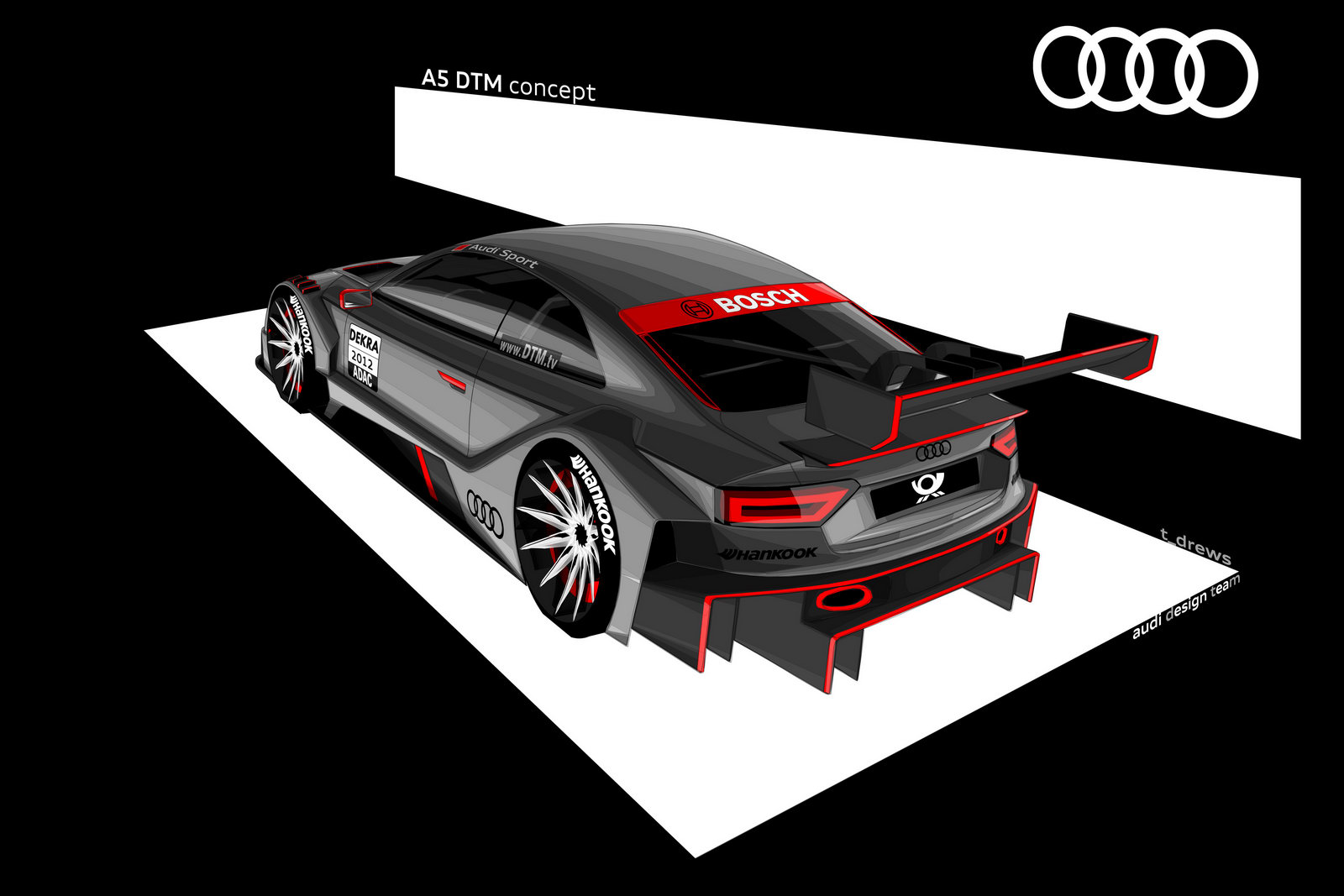 2012 Audi A5 DTM racer render