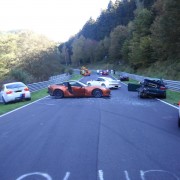 BMW M3 Ring Taxi accident