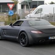 Mercedes SLS AMG Black Series spied