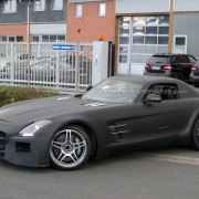 Mercedes SLS AMG Black Series spied