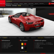 Ferrari 458 Spider Configurator