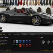 Ferrari 458 Spider Configurator