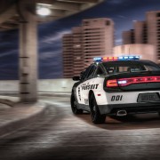 Dodge Charger cop car