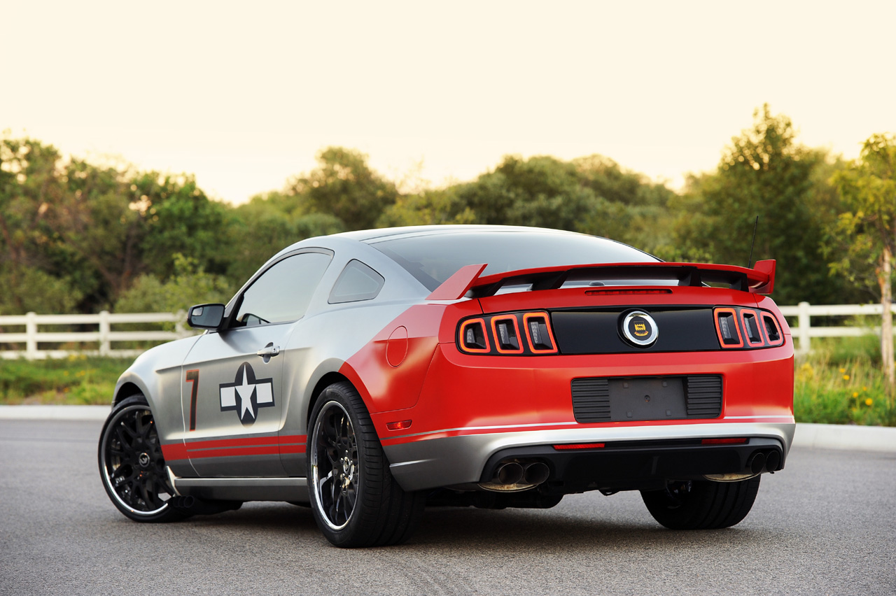 Red Tail Ford Mustang