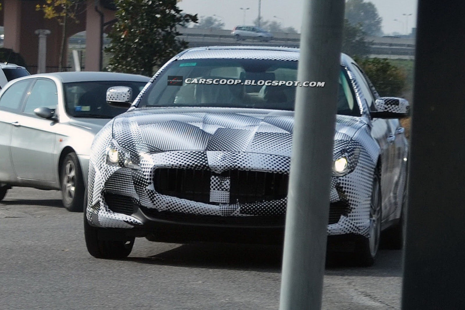 Maserati Quattroporte replacement spied
