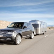 2013 Range Rover tows Airstream