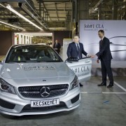 Mercedes CLA enters production