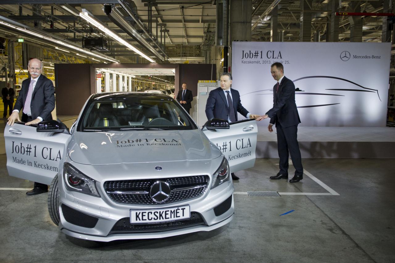 Mercedes CLA enters production