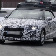 Audi A3 Convertible spied