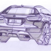 2014 Mercedes GLA sketch