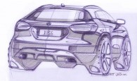 2014 Mercedes GLA sketch