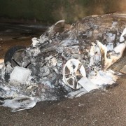 Jaguar F-Type caught fire