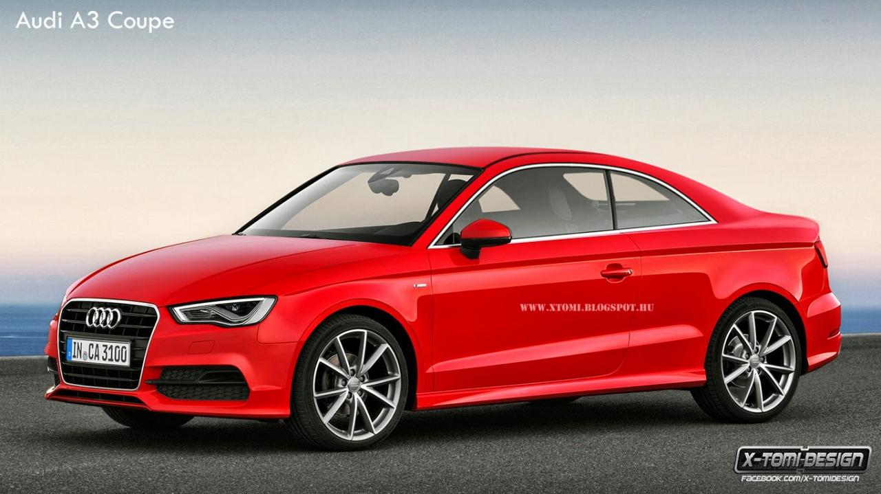 Audi A3 Coupe rendering