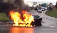 Tesla Model S fire