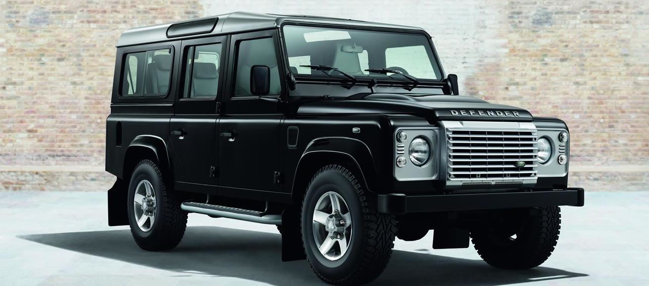 Land Rover Defender in Black and Silver Package