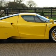 Yellow Ferrari Enzo