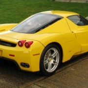 Yellow Ferrari Enzo