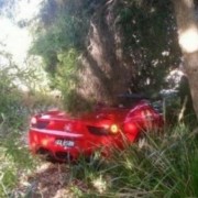 Ferrari 458 Spider Crashes in Australia