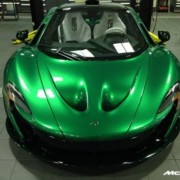 Green McLaren P1 Caught on Camera