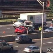 Mechanic Crashes Ferrari Enzo on Freeway