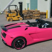 Lamborghini Gallardo Spyder in Pink Finish
