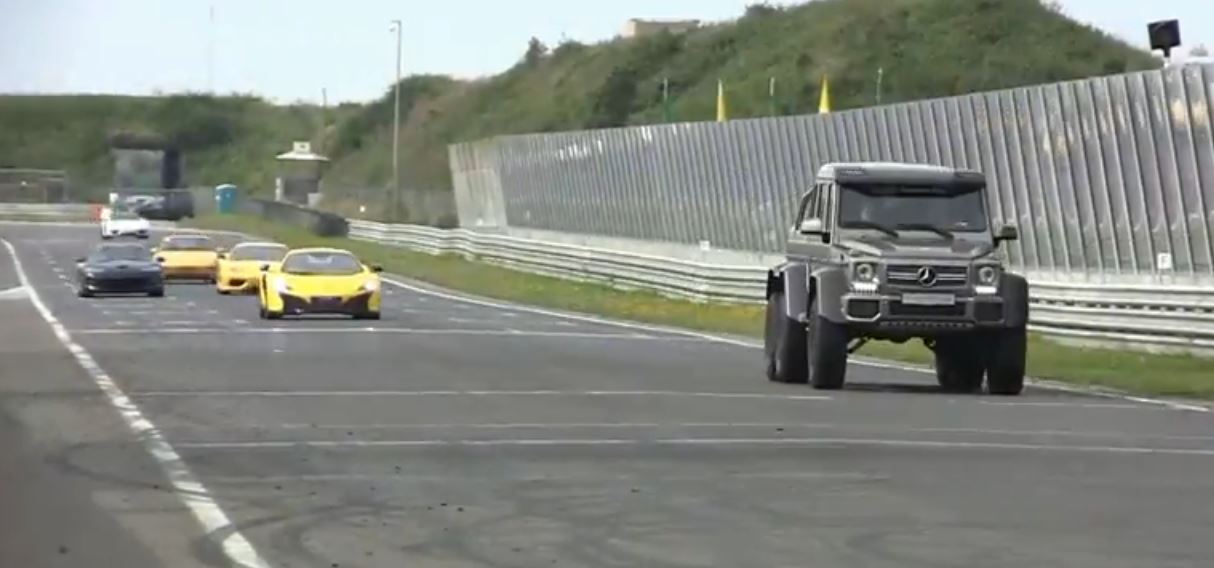 Mercedes-Benz G63 AMG 6×6 Seen on Track