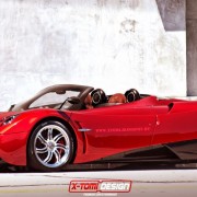Pagani Huayra Roadster Rendering