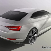 2015 Skoda Superb design sketch