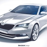Skoda Superb sketch