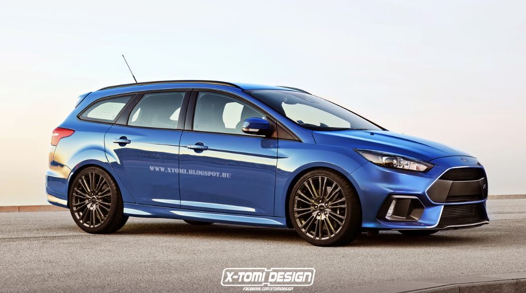 Ford Focus RS Wagon Rendering