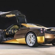 Gold and Brown Pagani Huayra