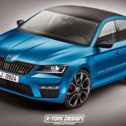 Skoda Superb RS Rendering