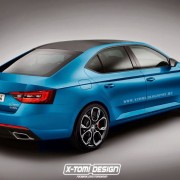 Skoda Superb RS Rendering