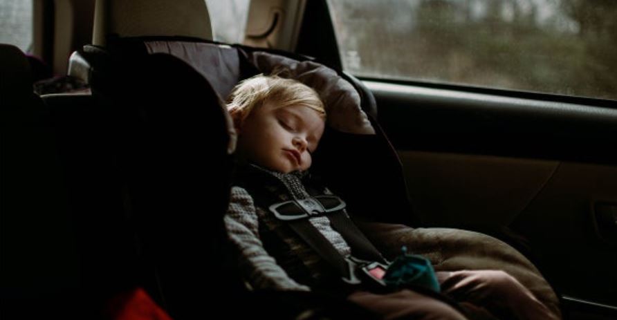 Child Sleeping in car